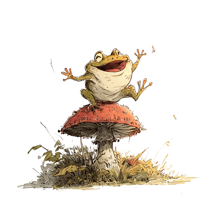 Dancing Frog V4 Vinyl Car Decal Sticker – Waterproof & UV-Resistant 3.4133333333333336"
