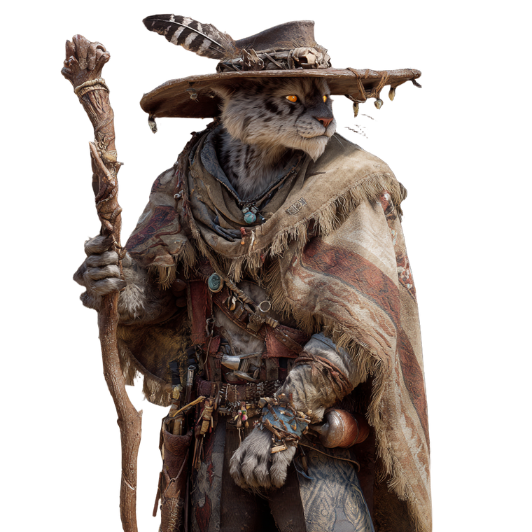 Tabaxi Shaman V3 Vinyl Car Decal Sticker – Waterproof & UV-Resistant 6.826666666666667"