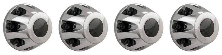 4x Ultimate Upgrade | GMC & Chevy 3500 HD Wheel Center Caps | Chrome Plated Aluminum Set, Fit 2011-2024