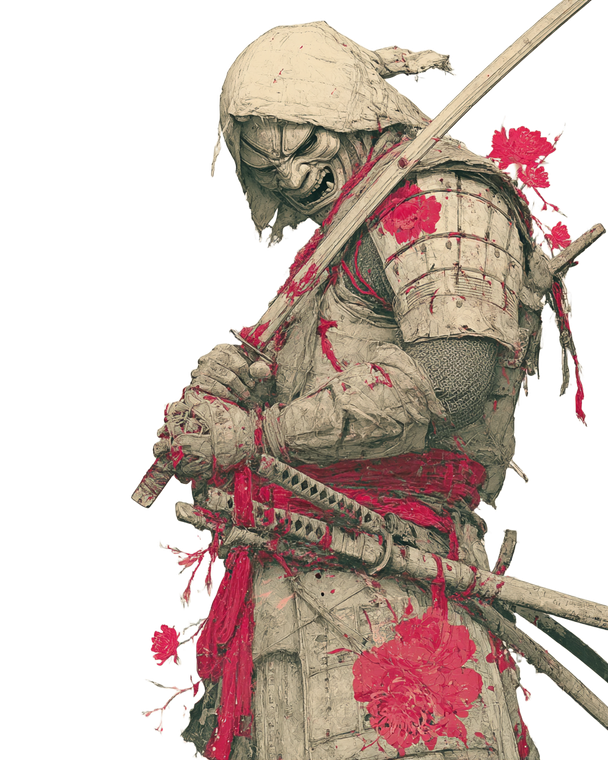 Oni Ace Warrior V2 Vinyl Car Decal Sticker – Waterproof & UV-Resistant 8.0"