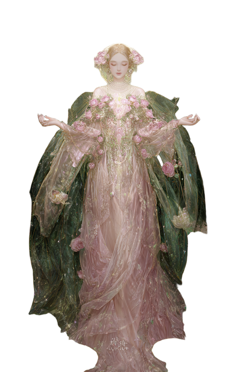 Ethereal Fairy Goddess V3 Vinyl Car Decal Sticker – Waterproof & UV-Resistant 8.96"