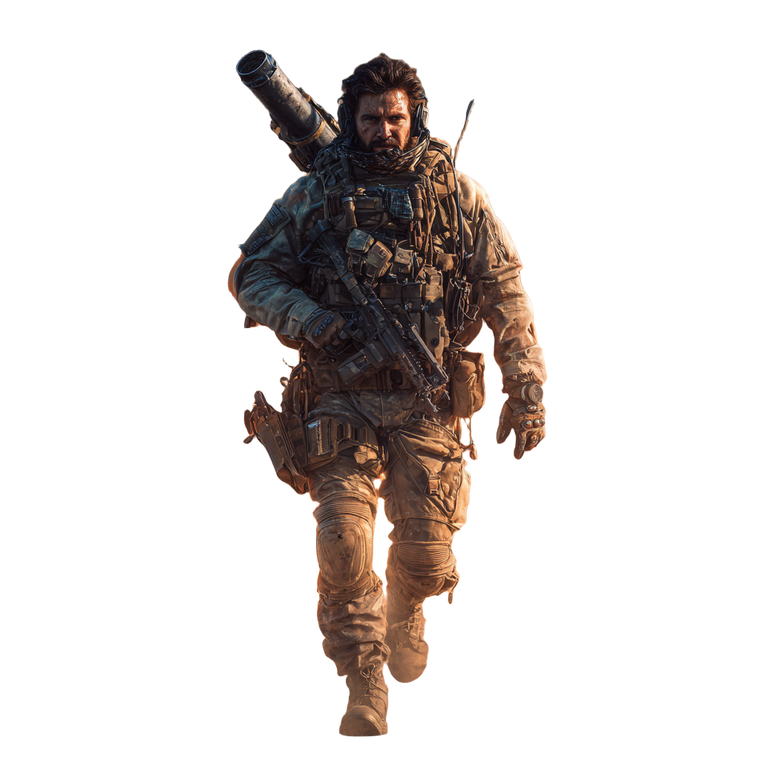 Battlefield Warrior V5 Vinyl Car Decal Sticker – Waterproof & UV-Resistant 6.826666666666667"