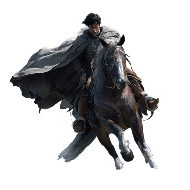 Galloping Knight V7 Vinyl Car Decal Sticker – Waterproof & UV-Resistant 3.4133333333333336"