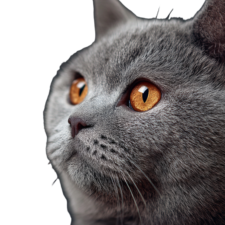 British Shorthair Cat V26 Vinyl Car Decal Sticker – Waterproof & UV-Resistant 3.4133333333333336"