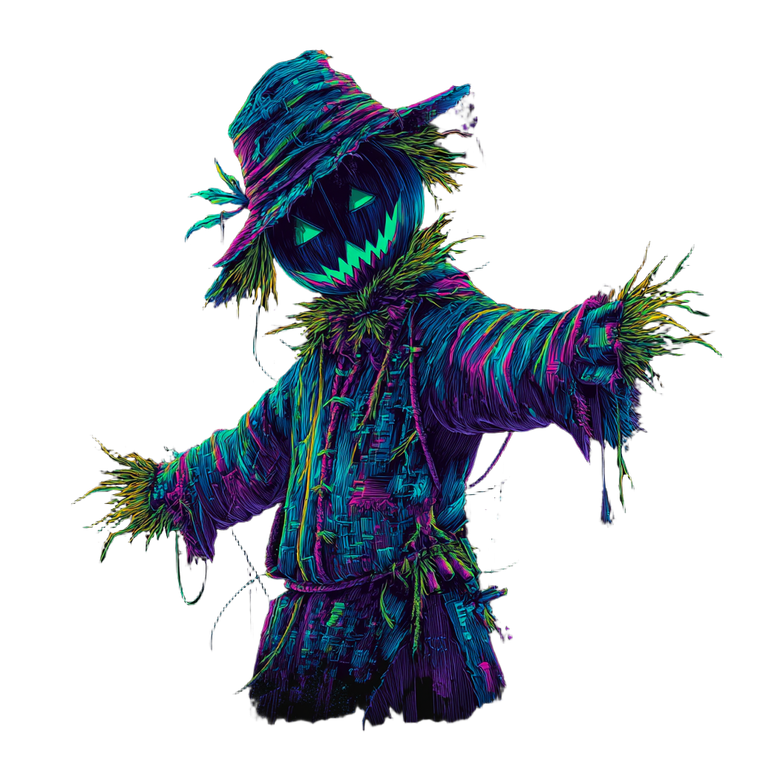 Sci-Fi Scarecrow V3 Vinyl Car Decal Sticker – Waterproof & UV-Resistant 3.4133333333333336"