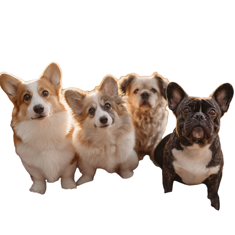Dogs At Picnic Vinyl Car Decal Sticker – Waterproof & UV-Resistant 3.4133333333333336"