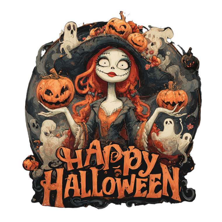 Halloween Sally Logo Vinyl Car Decal Sticker – Waterproof & UV-Resistant 3.4133333333333336"