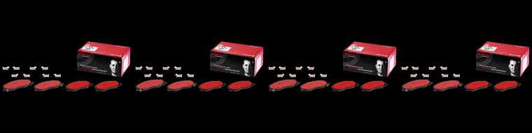 4x Brembo Ceramic Brake Pads 2010-2011 Saab 9-5 | Set Of 4 D1558-8770, Low Dust, Premium Quality