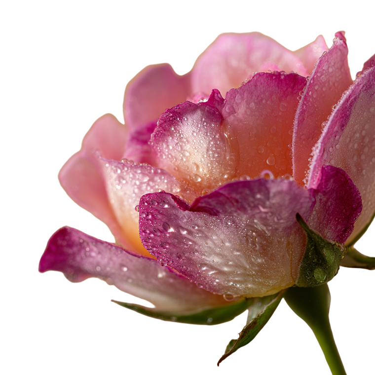 Damask Rose Dewdrops Vinyl Car Decal Sticker – Waterproof & UV-Resistant 6.826666666666667"