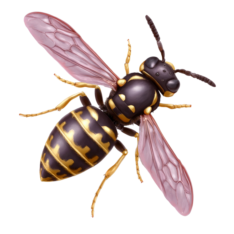 Wasp Vinyl Car Decal Sticker – Waterproof & UV-Resistant 6.826666666666667"