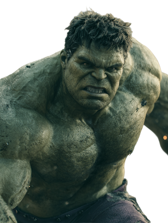 Serious Hulk Close-Up Vinyl Car Decal Sticker – Waterproof & UV-Resistant 8.213333333333333"