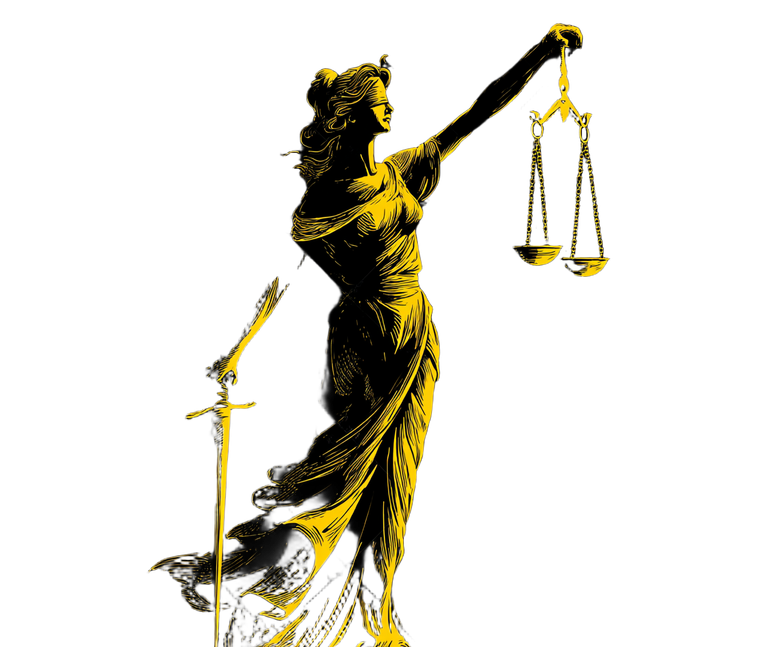 Lady Justice Silhouette V3 Vinyl Car Decal Sticker – Waterproof & UV-Resistant 3.36"