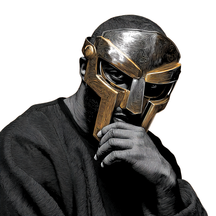 Mf Doom V2 Vinyl Car Decal Sticker – Waterproof & UV-Resistant 6.826666666666667"
