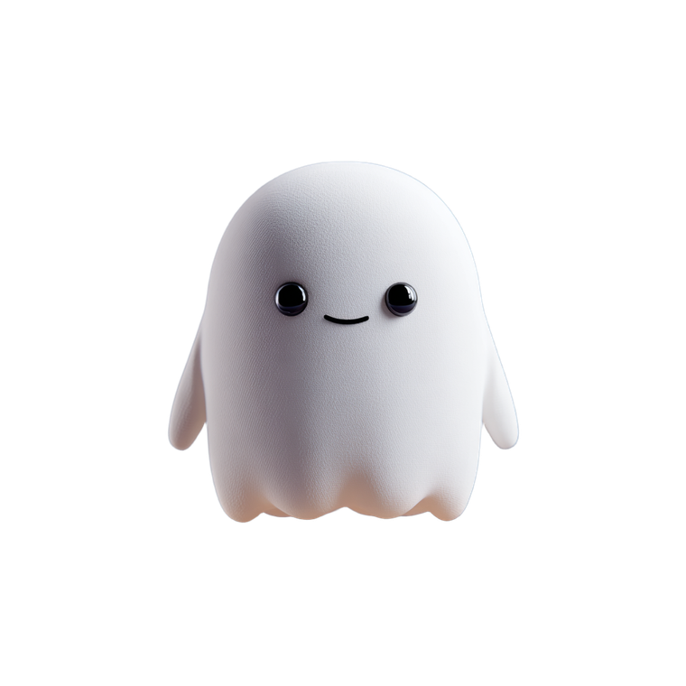 Cute Ghost Render V2 Vinyl Car Decal Sticker – Waterproof & UV-Resistant 6.826666666666667"