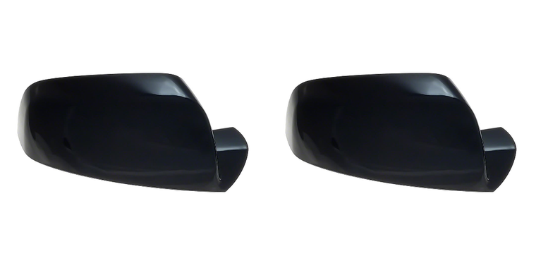 2x Upgrade Your Ford Edge | Gloss Black Top Half Mirror Cover Set Of 2