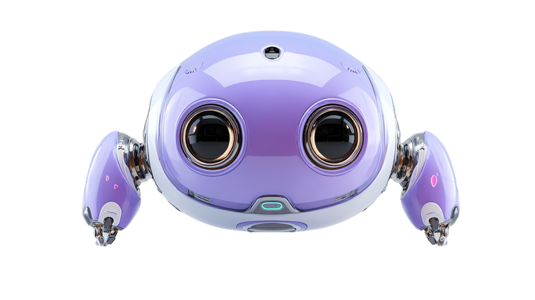 Futuristic Floating Robot V4 Vinyl Car Decal Sticker – Waterproof & UV-Resistant 5.4