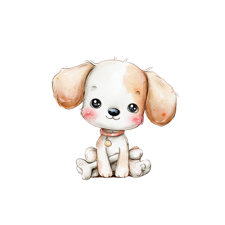 Happy Puppy Playing V2 Vinyl Car Decal Sticker – Waterproof & UV-Resistant 3.4133333333333336"