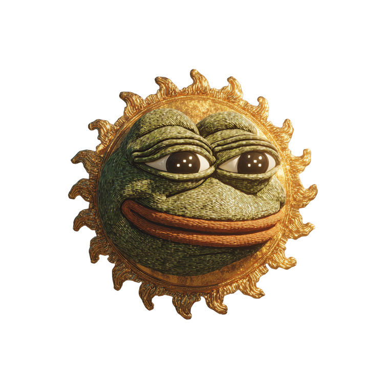 Pepe Sun Vinyl Car Decal Sticker – Waterproof & UV-Resistant 3.4133333333333336"