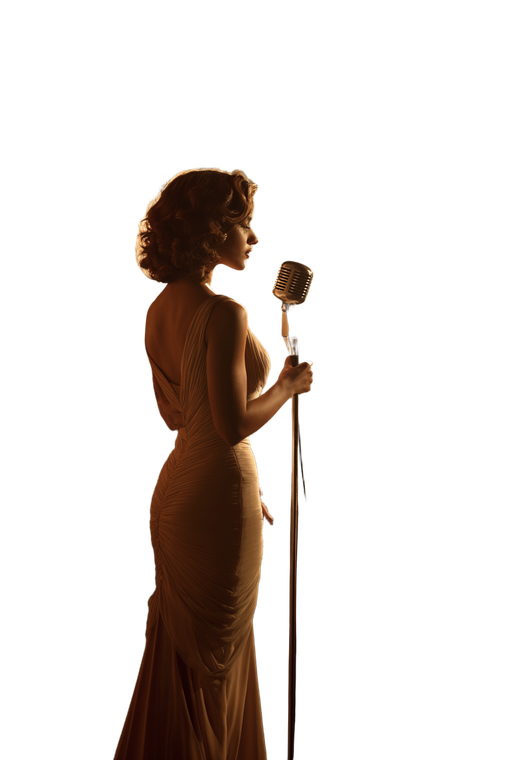 Vintage Jazz Singer V29 Vinyl Car Decal Sticker – Waterproof & UV-Resistant 8.96"