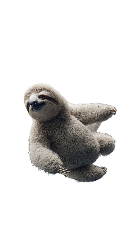 Space Sloth V4 Vinyl Car Decal Sticker – Waterproof & UV-Resistant 4.8533333333333335"