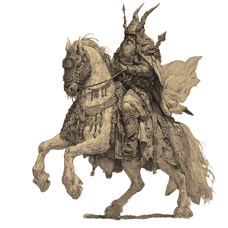 Khalid On Horse V2 Vinyl Car Decal Sticker – Waterproof & UV-Resistant 3.4133333333333336"