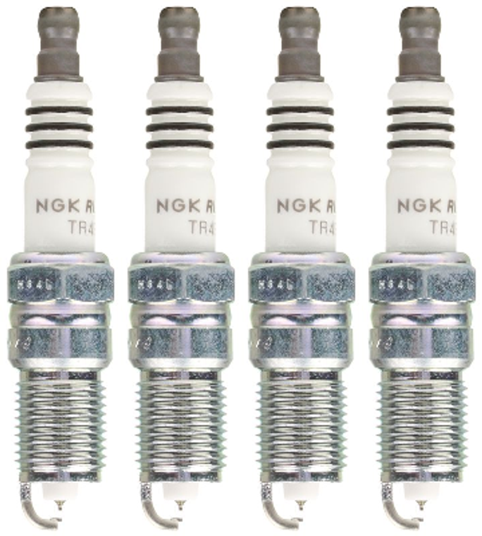 4x NGK TR4BHX Ruthenium HX Spark Plug | Advanced Technology, Better Efficiency, Power, Resistor, Copper Core