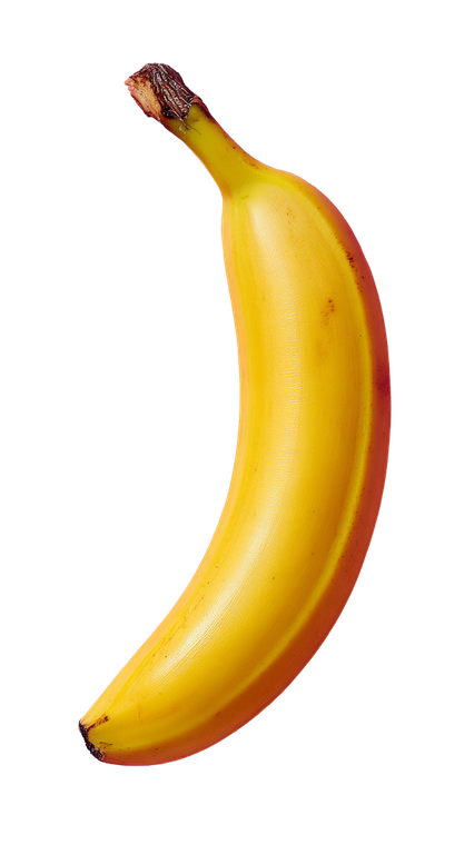 Ripe Yellow Banana V6 Vinyl Car Decal Sticker – Waterproof & UV-Resistant 9.706666666666667"