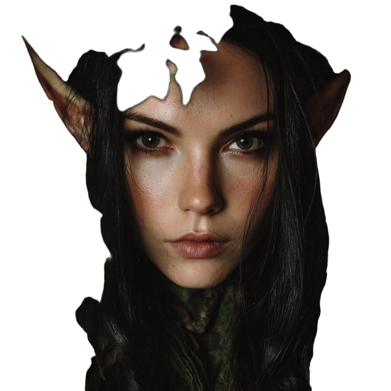 Elven Hedge Witch Vinyl Car Decal Sticker – Waterproof & UV-Resistant 3.4133333333333336"