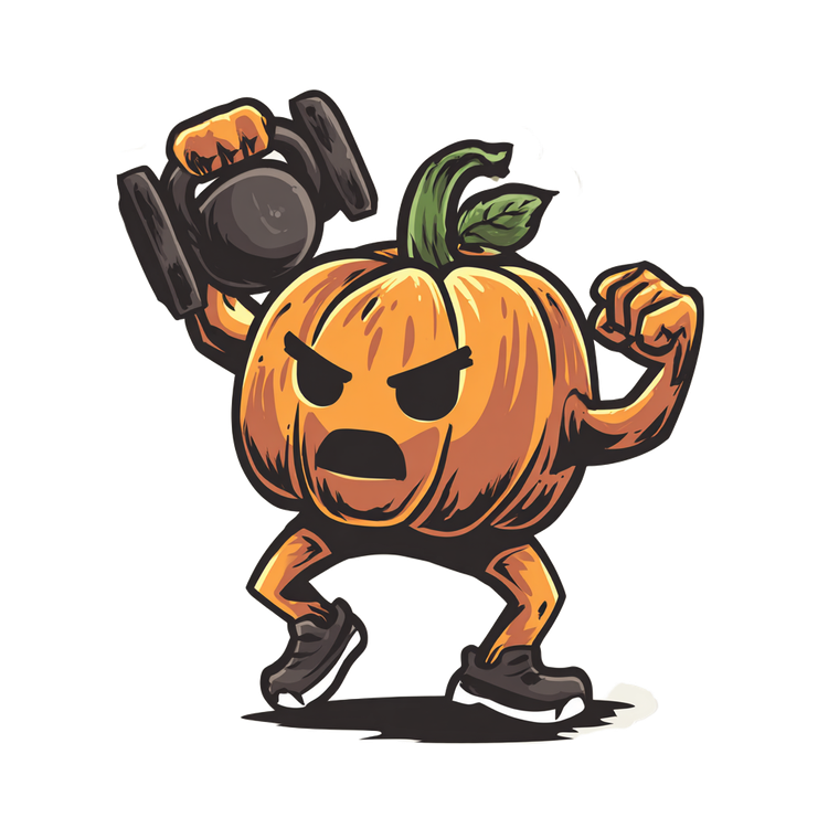 Pumpkin Crossfit Sticker Vinyl Car Decal Sticker – Waterproof & UV-Resistant 3.4133333333333336"