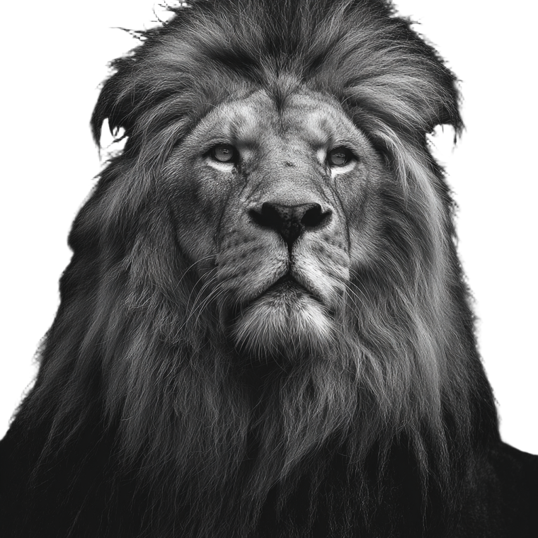 Majestic Lion V43 Vinyl Car Decal Sticker – Waterproof & UV-Resistant 3.4133333333333336"