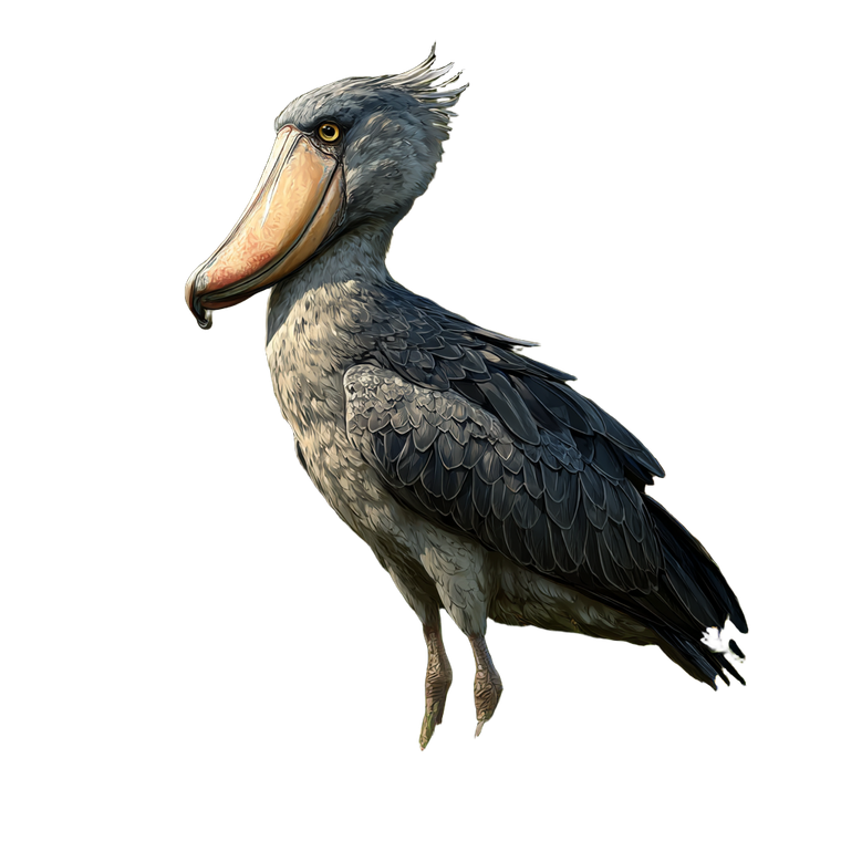 Shoebill Stork V5 Vinyl Car Decal Sticker – Waterproof & UV-Resistant 3.4133333333333336"