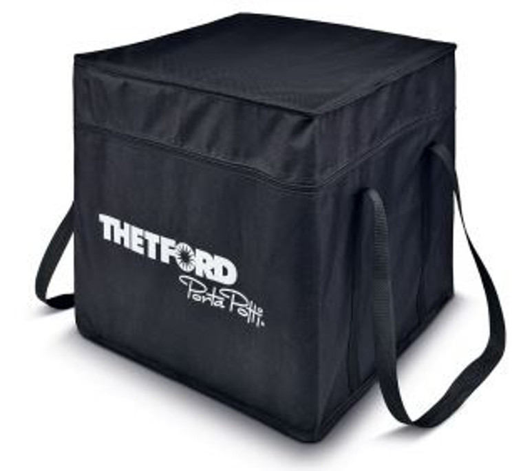 Thetford Black Small Packing Bag | for Portable Toilets | Stylish & Durable Polyester | 17.7x17x17 | Electric Flush Compatible
