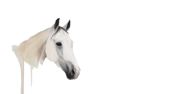 Horse Artwork V2 Vinyl Car Decal Sticker – Waterproof & UV-Resistant 5.12"
