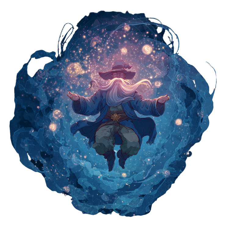 Astral Wizard Vinyl Car Decal Sticker – Waterproof & UV-Resistant 3.4133333333333336"