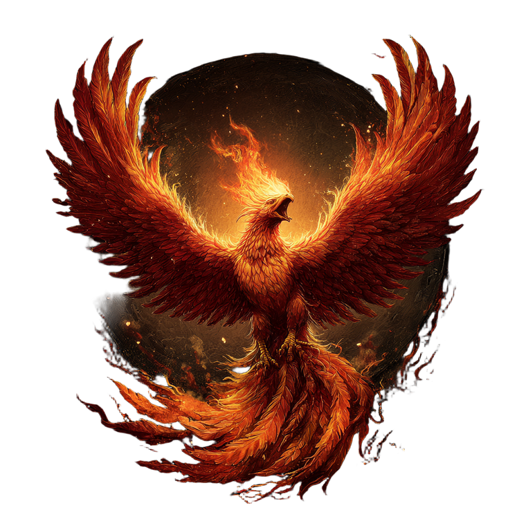 Monstrous Phoenix Rising V2 Vinyl Car Decal Sticker – Waterproof & UV-Resistant 3.4133333333333336"