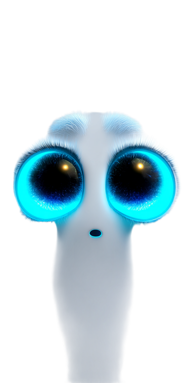 Neon Blue Eyes Vinyl Car Decal Sticker – Waterproof & UV-Resistant 10.2