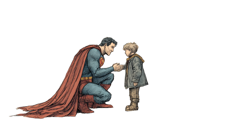 Superman'S Kindness V2 Vinyl Car Decal Sticker – Waterproof & UV-Resistant 5.4