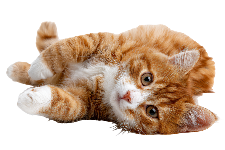 Cute Red Cat Vinyl Car Decal Sticker – Waterproof & UV-Resistant 2.986666666666667"