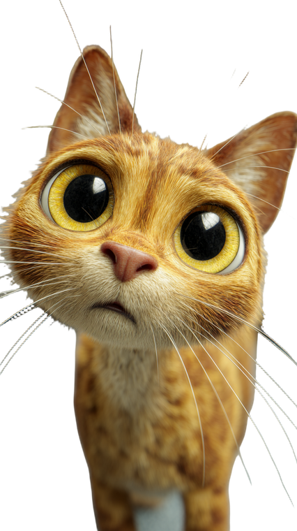Upset Pixar Cat V3 Vinyl Car Decal Sticker – Waterproof & UV-Resistant 4.8533333333333335"