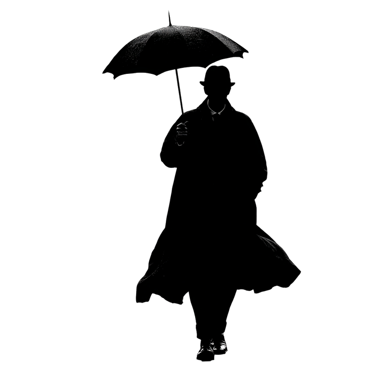 Sherlock Holmes Silhouette V4 Vinyl Car Decal Sticker – Waterproof & UV-Resistant 3.4133333333333336"