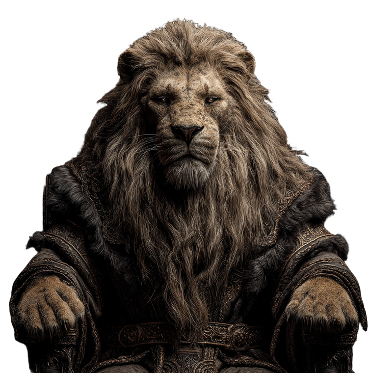 Leo Emperor Throne Vinyl Car Decal Sticker – Waterproof & UV-Resistant 3.4133333333333336"