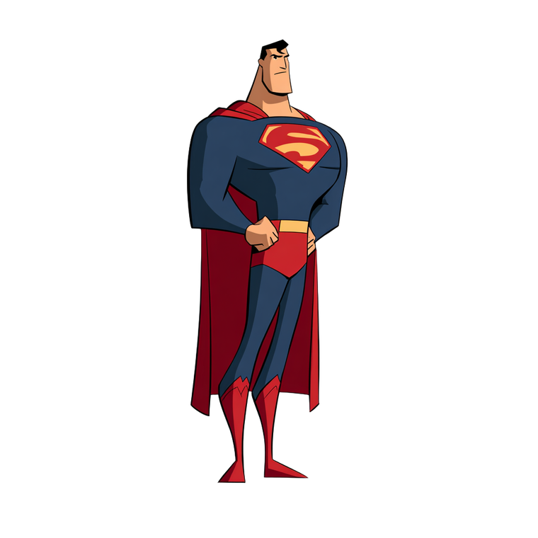 Superman Line Art V2 Vinyl Car Decal Sticker – Waterproof & UV-Resistant 3.4133333333333336"