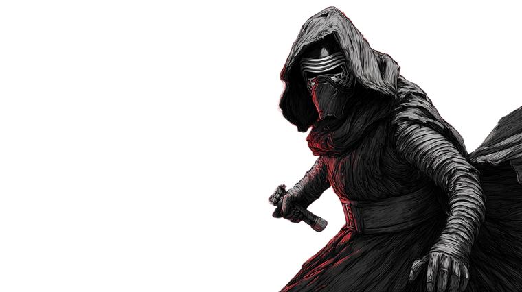 Kylo Ren Comic V3 Vinyl Car Decal Sticker – Waterproof & UV-Resistant 5.4
