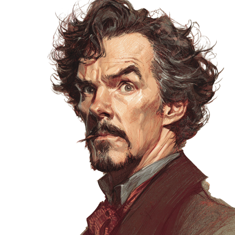 Sherlock Holmes Avatar Vinyl Car Decal Sticker – Waterproof & UV-Resistant 3.4133333333333336"