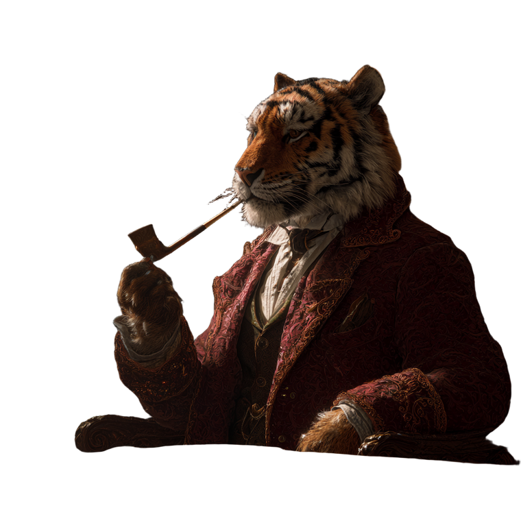 Dapper Tiger Billiards Vinyl Car Decal Sticker – Waterproof & UV-Resistant 3.4133333333333336"