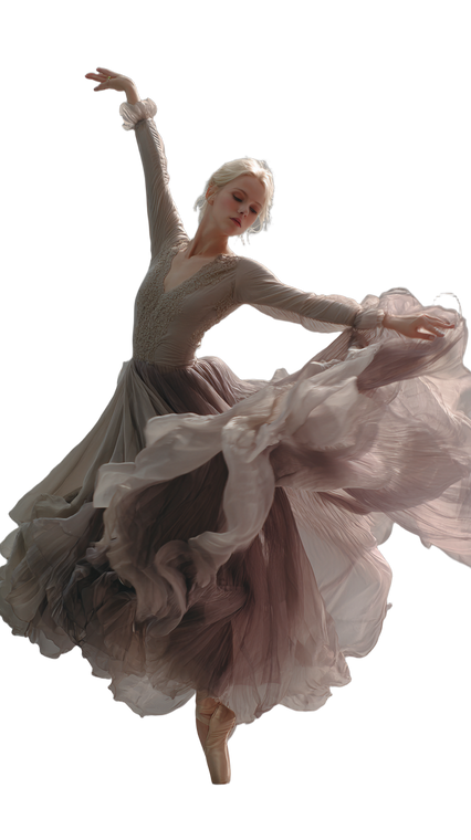 Ballet Dancer Twirl Vinyl Car Decal Sticker – Waterproof & UV-Resistant 9.706666666666667"