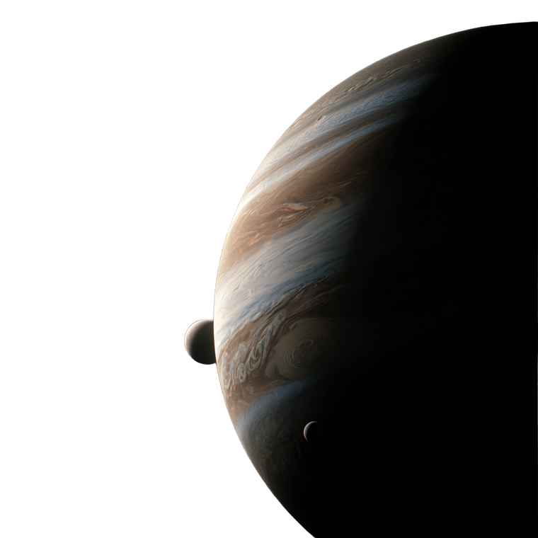 Gas Giant Moons Vinyl Car Decal Sticker – Waterproof & UV-Resistant 3.4133333333333336"