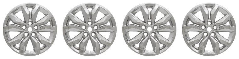 4x Upgrade Your Chevy Equinox & Impala Wheels with IMPOSTOR  18 Inch Wheel Skins - Set Of 4 | Chrome Plated ABS Plastic