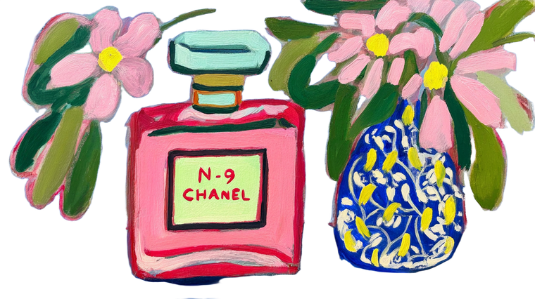 Vintage Chanel Perfume V2 Vinyl Car Decal Sticker – Waterproof & UV-Resistant 5.4