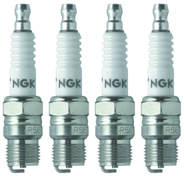 4x NGK Racing Spark Plug R5673-6 | V-Cut Electrode | Superior Ignitability & Throttle Response